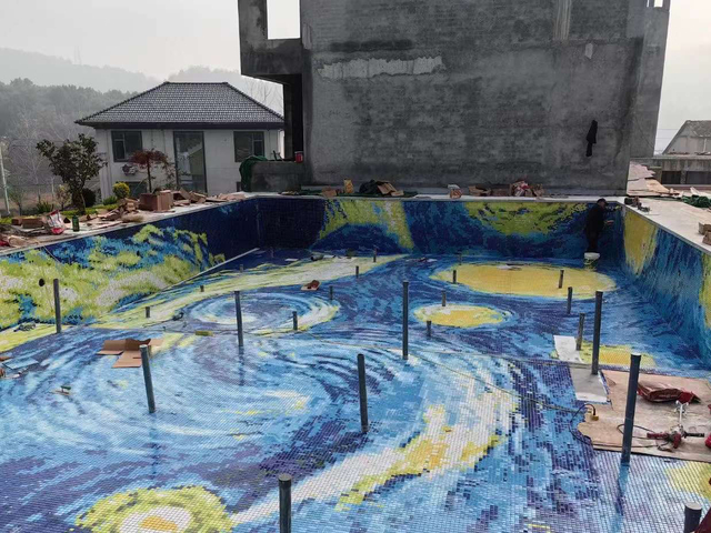 бассейн мозаичная плитка